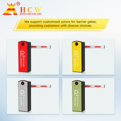DC Motor Automatic Boom Parking Barrier Gate Straight Pole Or Folding Arm Barrier