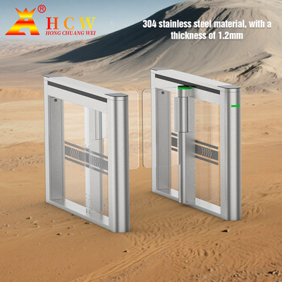 Safety Pedestrian Barrier Gate Supermarket Entrance Gate IP55 30-40 Persons / Min