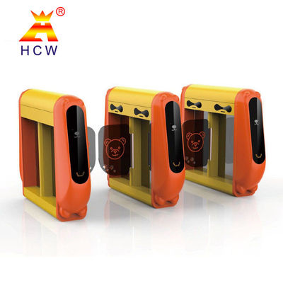 3.1cm Card Reading Swing Turnstile Gate 304 Stainless Steel