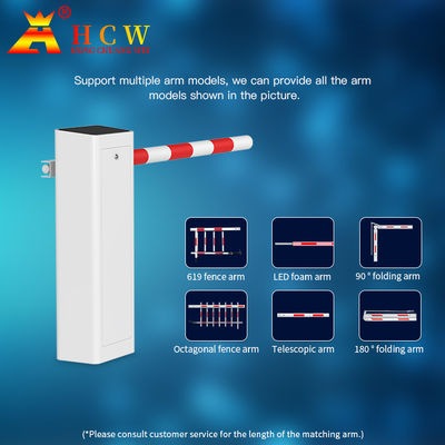 150W Automatic Fence Arm DC Boom Barrier Gate Access Control System for Car Parking and Traffic Barriers