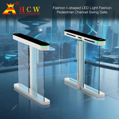 HCW Slim Acrylic Side Cover High Speed Barrier Turntile Gate для контроля доступа