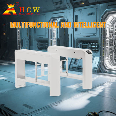 Access Control System with 304 Stainless Steel Swing Gates for Two-Way Pedestrian Flow