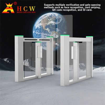 HCW Turnstile Gate Recognition Model Best Automatic Intelligent Management Rs232 DC Motor