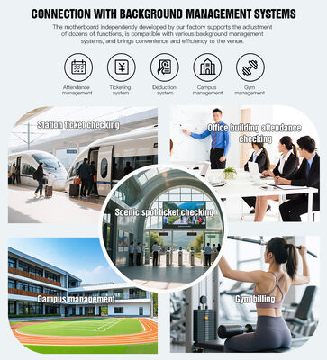 HCW SS304 Swing Barrier Turnstile with 20W Motor Power 2 Million Working Life Access Control Turnstile